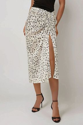 دامن رنگی زنانه ساتن Hiccup - کد 893879467