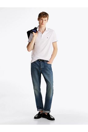 پولوشرت طلائی مردانه پنبه ای Tommy Hilfiger - کد 900367614
