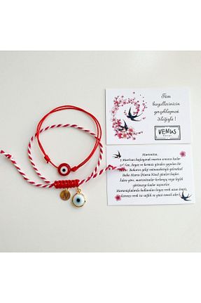 دستبند جواهر قرمز زنانه VenüsDesign - کد 653528183