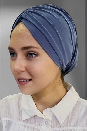 کلاه شنای حجاب آبی زنانه Genel Markalar - کد 900384623