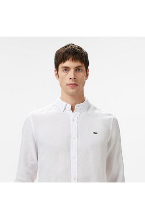 پیراهن سفید مردانه رگولار Lacoste - کد 682775849