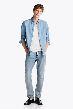 پیراهن مشکی مردانه رگولار Tommy Hilfiger - کد 896617590