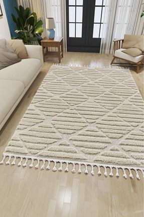 فرش بژ آنتی باکتریال Livset - کد 856231572