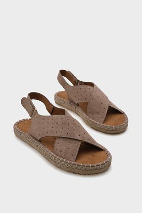 صندل قهوه ای زنانه پاشنه تخت Capone Outfitters - کد 805967026