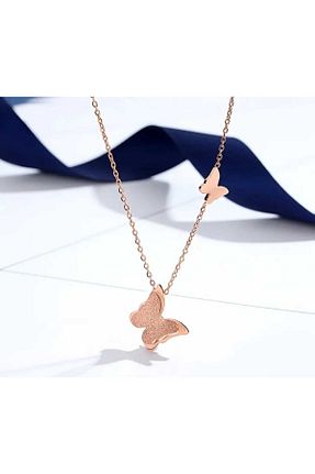 گردنبند استیل ( فولاد ) طلائی زنانه استیل (فولاد) SONES - کد 770871747
