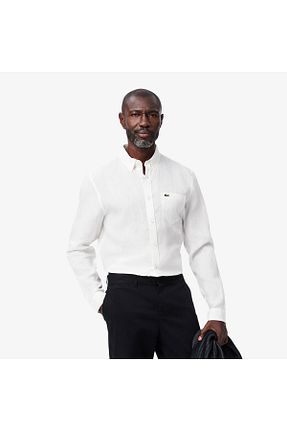 پیراهن سفید مردانه رگولار Lacoste - کد 670290984