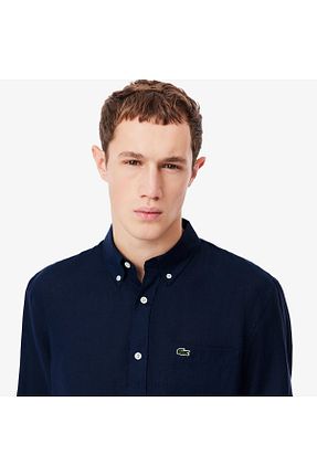 پیراهن سرمه ای مردانه رگولار Lacoste - کد 682781201