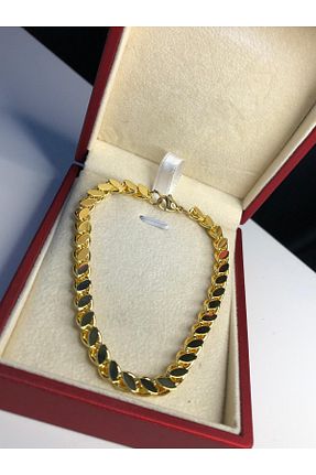 دستبند استیل (فولاد) زرد زنانه استیل ضد زنگ vogutima - کد 686270262