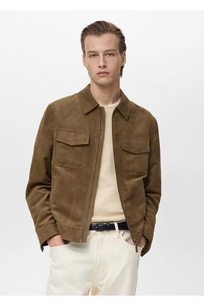 کت قهوه ای مردانه رگولار MANGO Man - کد 901867435