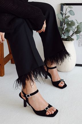 کفش مجلسی مشکی زنانه جیر POLKA STORE - کد 900439537