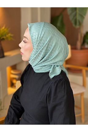 روسری سبز پنبه ای Modakaşmir - کد 900490632