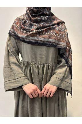 کلاه و ابایا خاکی زنانه مخلوط ویسکون MARDİYE OFFİCİAL - کد 894200934
