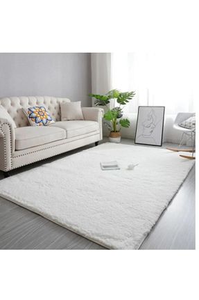 فرش سفید قابل شستشو Halı Evi - کد 901836142