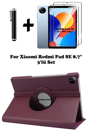 کیف تبلت بنفش xiaomi Uyumlu TEKNETSTORE - کد 871680203