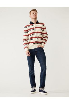 شلوار جین سرمه ای مردانه پاچه تنگ Marks & Spencer - کد 666254899