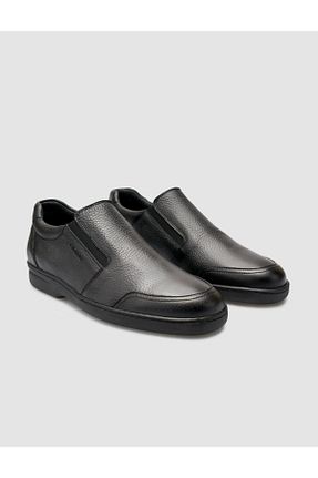 کفش کژوال مشکی مردانه چرم خالص Cabani - کد 900556748