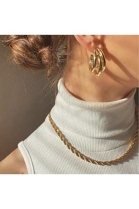 گوشواره استیل (فولاد) رنگی زنانه استیل (فولاد) Jack Ferrero - کد 739471560