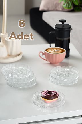 بشقاب سفید شیشه Porsima - کد 799424309