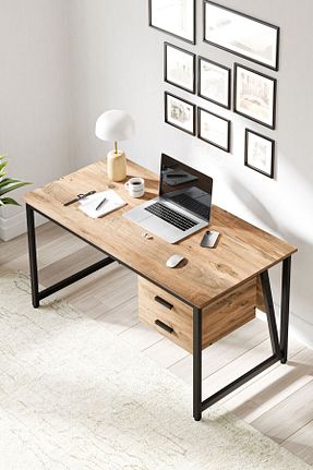 میز تحریر قهوه ای 73 سانتی متر Ceramical - کد 901845447