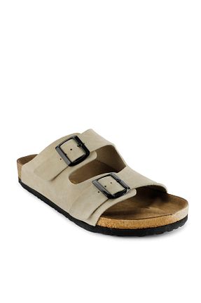 دمپائی بژ زنانه نبوک Slazenger - کد 98379853