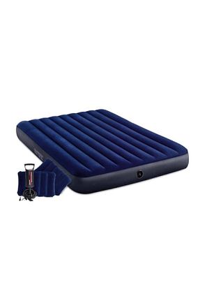 تشک و مبل بادی سرمه ای 2 نفره Intex - کد 34681808