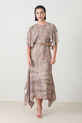 لباس بژ زنانه بافتنی Setre - کد 900571784