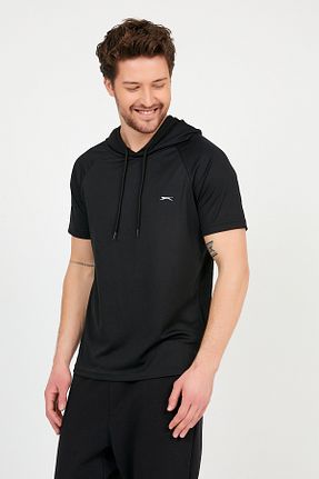 تیشرت مشکی مردانه رگولار Slazenger - کد 258278468