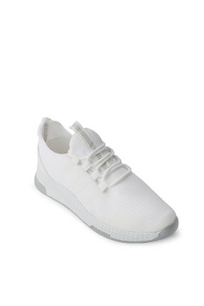 کفش اسنیکر سفید زنانه بند دار Slazenger - کد 154380383