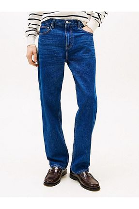 شلوار جین سرمه ای مردانه پاچه ساده Tommy Hilfiger - کد 900565113