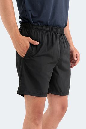 شلوارک ساحلی مشکی مردانه پلی استر Slazenger - کد 317056881