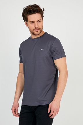 تیشرت طوسی مردانه رگولار Slazenger - کد 263562895