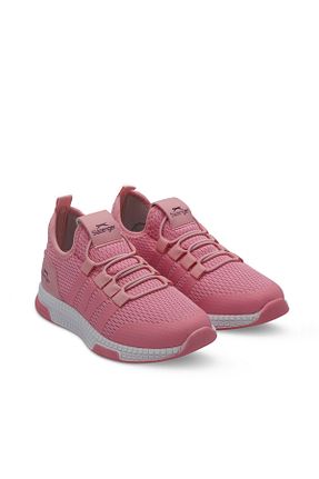 کفش اسنیکر صورتی بچه گانه بند دار Slazenger - کد 248140834