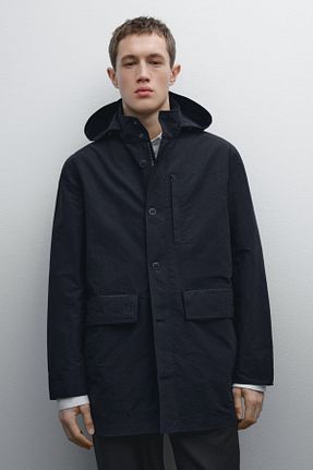 کاپشن مشکی مردانه رگولار Massimo Dutti - کد 901886517
