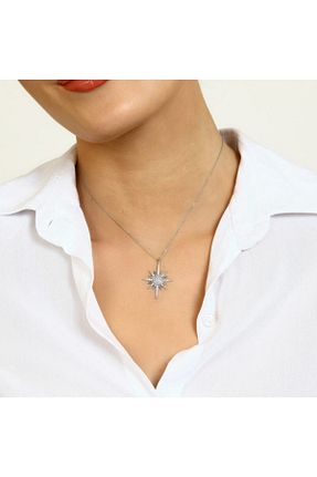 گردنبند نقره زنانه 925 عیار LOTUS JW - کد 126310782