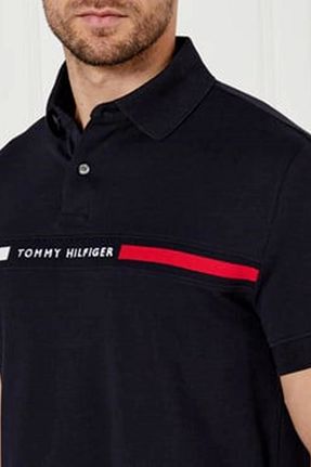 پولوشرت سرمه ای مردانه پنبه ای Tommy Hilfiger - کد 876823931