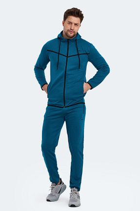 ست گرمکن آبی مردانه پلی استر Slazenger - کد 412076339