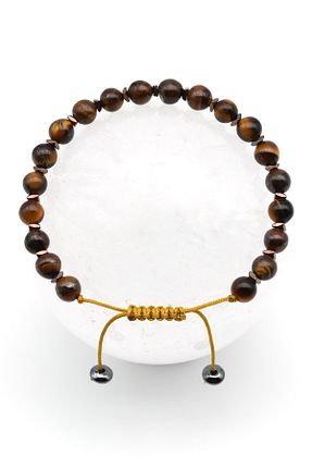 دستبند جواهر رنگی زنانه سنگ طبیعی Alibaba Doğaltaş - کد 781476871