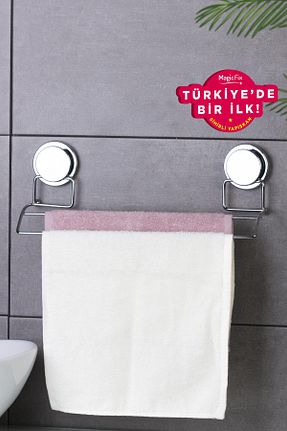 آویز حمام طوسی Okyanus Home - کد 132955552