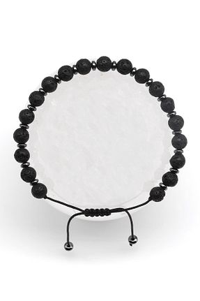 دستبند جواهر رنگی زنانه سنگ طبیعی Alibaba Doğaltaş - کد 853023730
