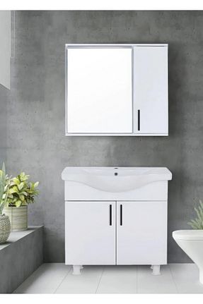 قفسه حمام سفید MDF Home - کد 832154683