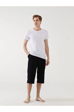 پائین تنه راحتی مشکی مردانه %100 پنبه LC Waikiki - کد 900596024