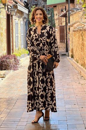 لباس مشکی زنانه بافتنی Nevin Kaya Moda - کد 810018031
