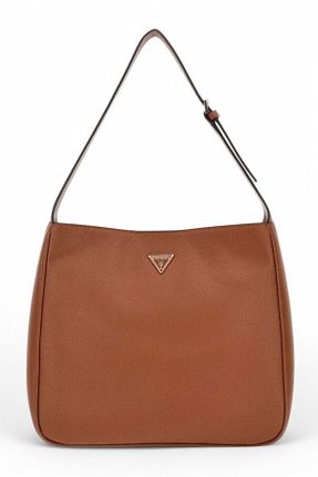 کیف دوشی طوسی زنانه چرم مصنوعی Guess - کد 900608397
