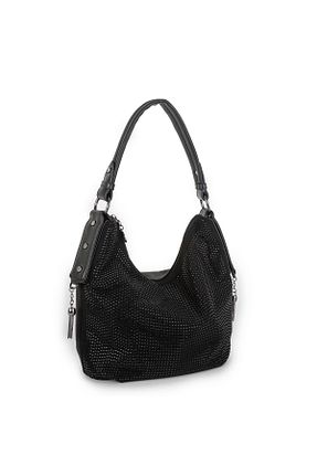 کیف دوشی مشکی زنانه چرم مصنوعی Nas Bag - کد 898206719