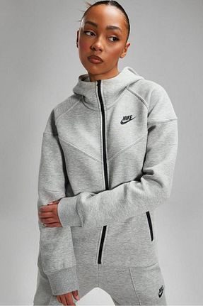 سوئیشرت اسپرت طوسی زنانه رگولار Nike - کد 901909345
