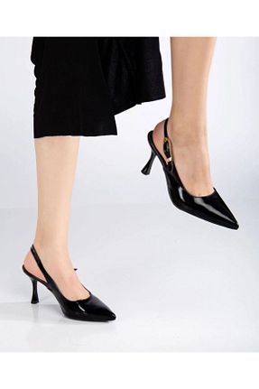 کفش استایلیتو مشکی پاشنه نازک Demashoes - کد 900616173