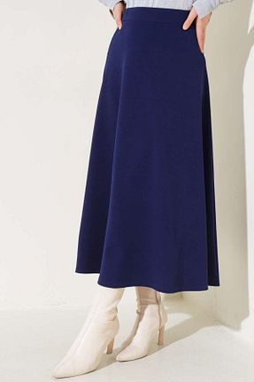 دامن حجاب سرمه ای زنانه کلوش MODA UGS - کد 900617513