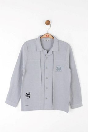 پیراهن طوسی بچه گانه Relaxed Nk Kids - کد 901913005