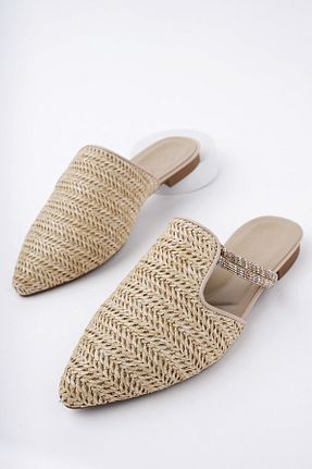 دمپائی بژ زنانه پارچه ای Muggo - کد 900413627