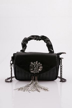 کیف دوشی مشکی زنانه چرم مصنوعی Dgn - کد 730900117